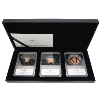 2025 House Of Windsor George VI UK Three Coin Sovereign Set