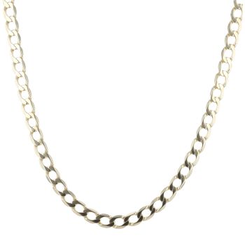 9ct Yellow Gold Curb Chain 24"