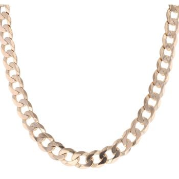 9ct Yellow Gold Curb Chain 22"