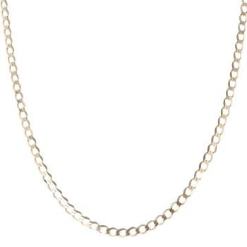 9ct Yellow Gold Curb Chain 28"