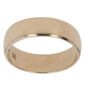 9ct Yellow Gold 5.6mm Wedding Band