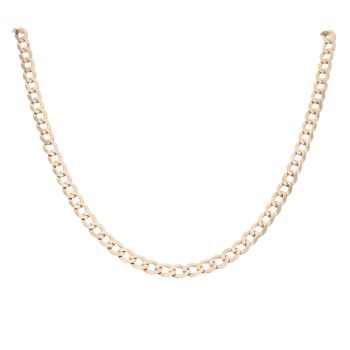 9ct Yellow Gold Curb Chain 20"
