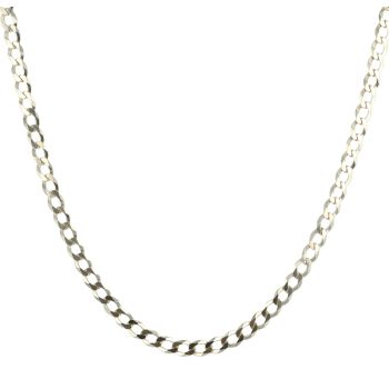 9ct Yellow Gold Curb Chain 18"