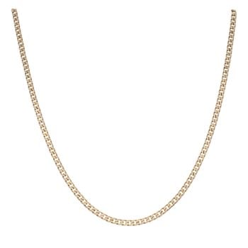 9ct Yellow Gold Curb Chain 18"