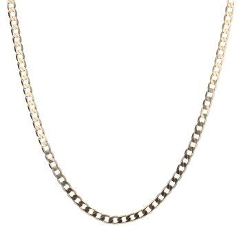 9ct Yellow Gold Curb Chain 20"