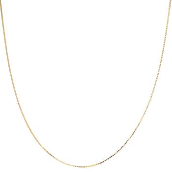 22ct Yellow Gold Box Chain 18"