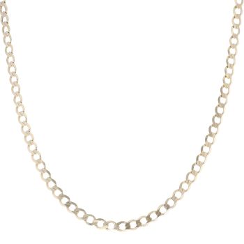 9ct Yellow Gold Curb Chain 22"
