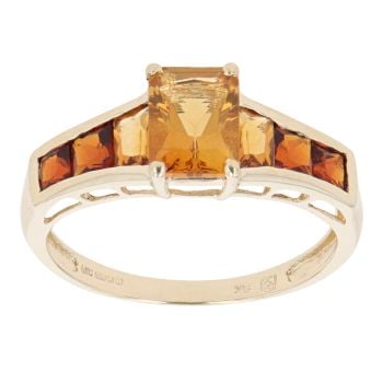 9ct Yellow Gold Citrine Ring