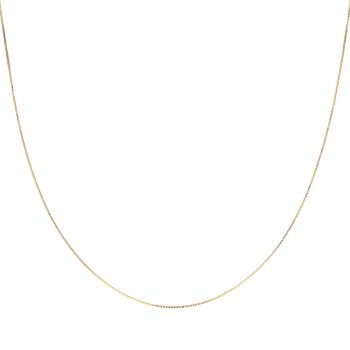 22ct Yellow Gold Box Chain 16"