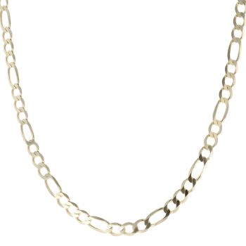 9ct Yellow Gold Figaro Chain 20"