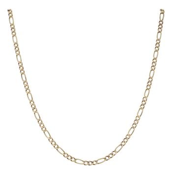 9ct Yellow Gold Figaro Chain 24"