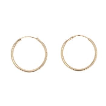 9ct Yellow Gold Hoop Earrings