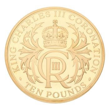 2023 5oz Charles III Coronation Ten Pounds UK Proof Coin