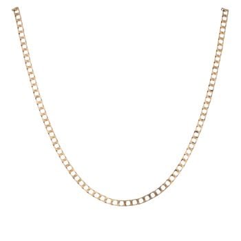 9ct Yellow Gold Curb Chain 18"