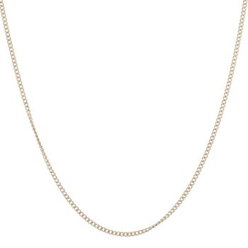 9ct Yellow Gold Curb Chain 18"