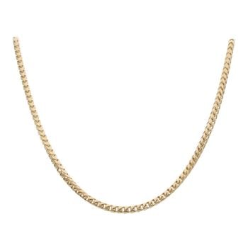 9ct Yellow Gold Foxtail Chain 20"