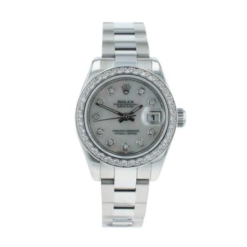 Rolex Custom Datejust Pre Owned Watch Ref 179160