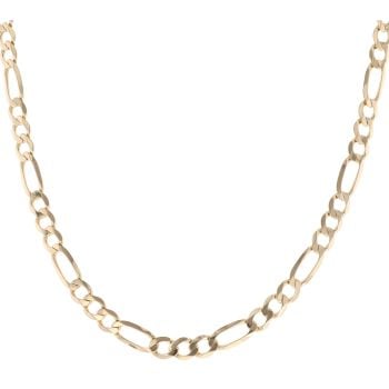 18ct Yellow Gold Figaro Chain 18"