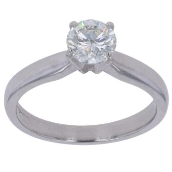 Platinum 0.75ct Diamond Solitaire Ring