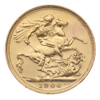 1900 Victoria Full Sovereign Coin