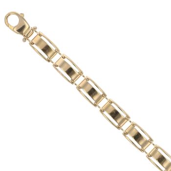 9ct Yellow Gold Fancy Bracelet 7"