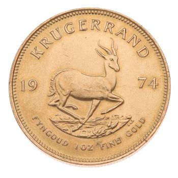 1974 1oz South Africa Krugerrand Coin