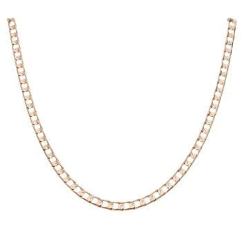 9ct Yellow Gold Curb Chain 18"