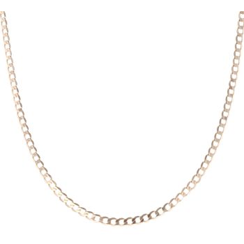 9ct Yellow Gold Curb Chain 18"