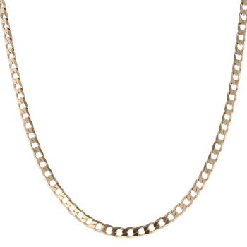 9ct Yellow Gold Curb Chain 20"