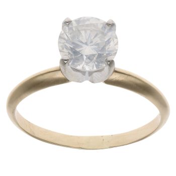14ct Yellow Gold 1.40ct Brilliant Cut Diamond Solitaire Ring