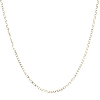9ct Yellow Gold Curb Chain 20"