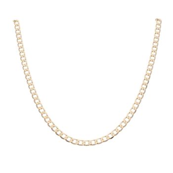 9ct Yellow Gold Curb Chain 20"