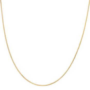 22ct Yellow Gold Foxtail Chain 18"