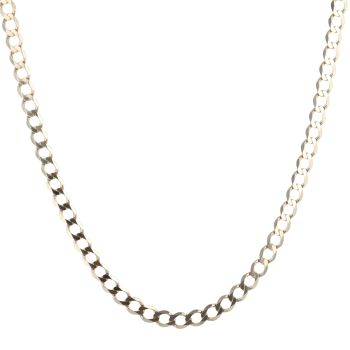 9ct Yellow Gold Curb Chain 20"