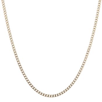 9ct Yellow Gold Curb Chain 18"