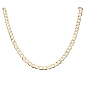 9ct Yellow Gold Curb Chain 20"