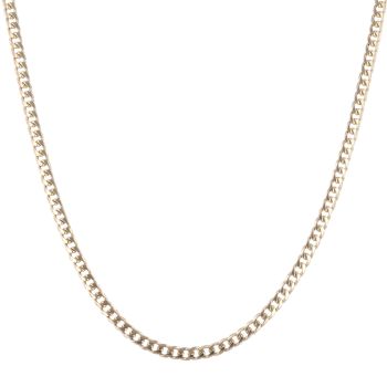9ct Yellow Gold Curb Chain 20"
