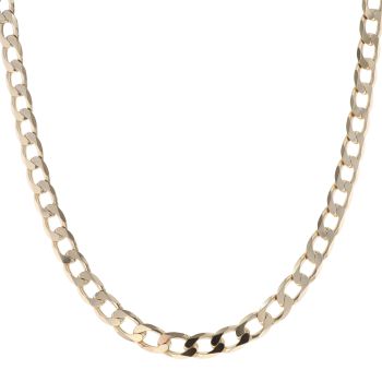 9ct Yellow Gold Curb Chain 20"