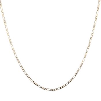 9ct Yellow Gold Figaro Chain 20"