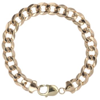 9ct Yellow Gold Curb Bracelet 8.5"