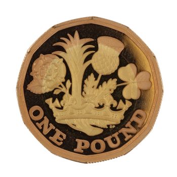 2017 Nations Of The Crown UK 1 Pound Coin Boxed