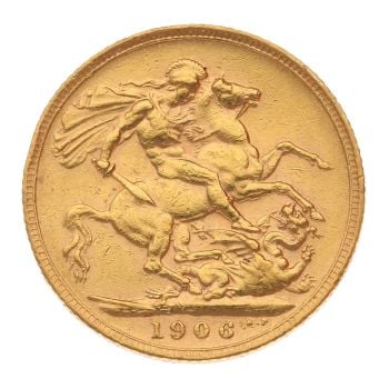 1906 Edward VII Full Sovereign Coin