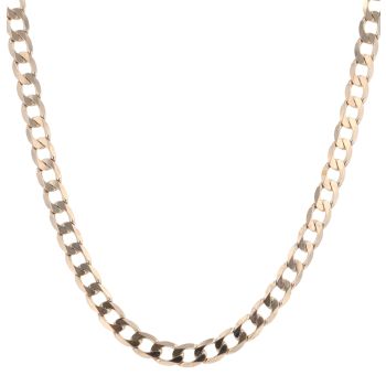 9ct Yellow Gold Curb Chain 24"