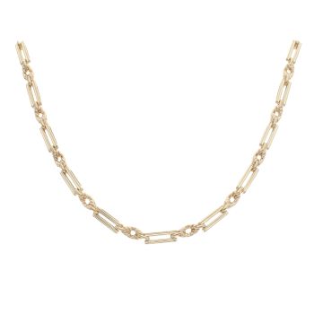 9ct Yellow Gold Fancy Chain 16"
