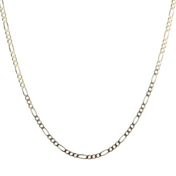 9ct Yellow Gold Figaro Chain 18"