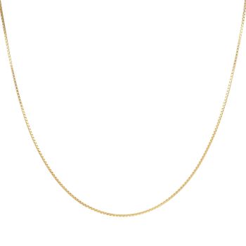 22ct Yellow Gold Box Chain 16"