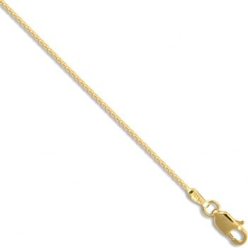 18ct Yellow Gold Spiga Chain