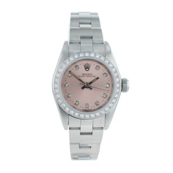 Rolex Custom Oyster Perpetual Pre Owned Watch Ref 67180