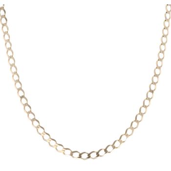 9ct Yellow Gold Curb Chain 18"