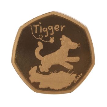2021 Tigger UK 50p Coin Boxed with Proof